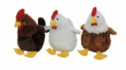Various Brands Plush Chicken, Assorted - 259842-844 - Stuffed Animals