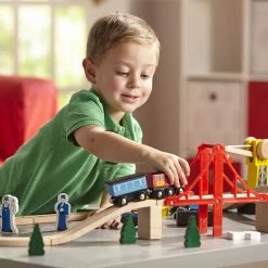 Melissa & Doug Wooden Railway Set 701 - Educational Toys -Games Official Website 1314655185c64a1afc05f4978bffc0f0f27be8b4 186940013 5