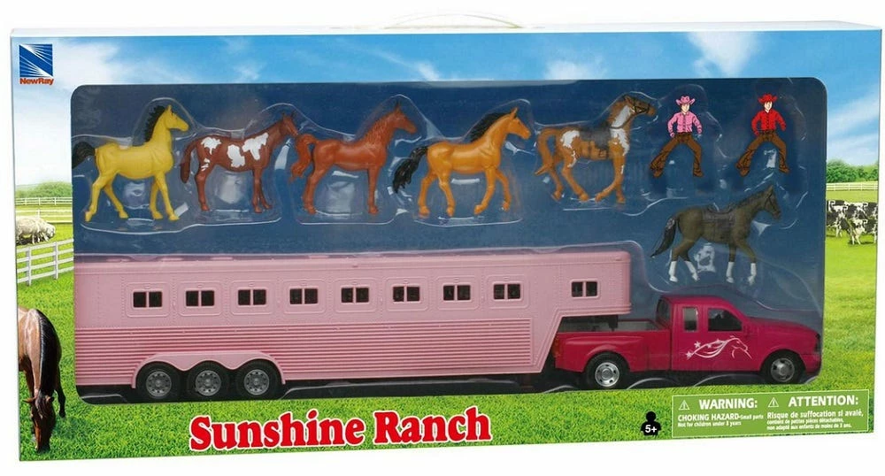 Country Life Pink Pickup With 5Th Wheel SS-15395 - Animals & Other Figures - Image 2