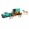 Valley Ranch Vintage Truck With Horse Trailer 54996 - Animals & Other Figures