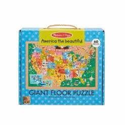 Melissa & Doug NP Giant Floor Puzzle - America the Beautiful 31371 - Educational Toys