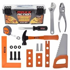 Maxx Action 19 Piece Deluxe Tool Box - 10611 - Pretend Play -Games Official Website 22b05c313c3d0ce56fd65e2342e6f1dcc03f0b22 309820061 4