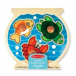 Melissa & Doug Fish Bowl Jumbo Knob 2056 - Educational Toys