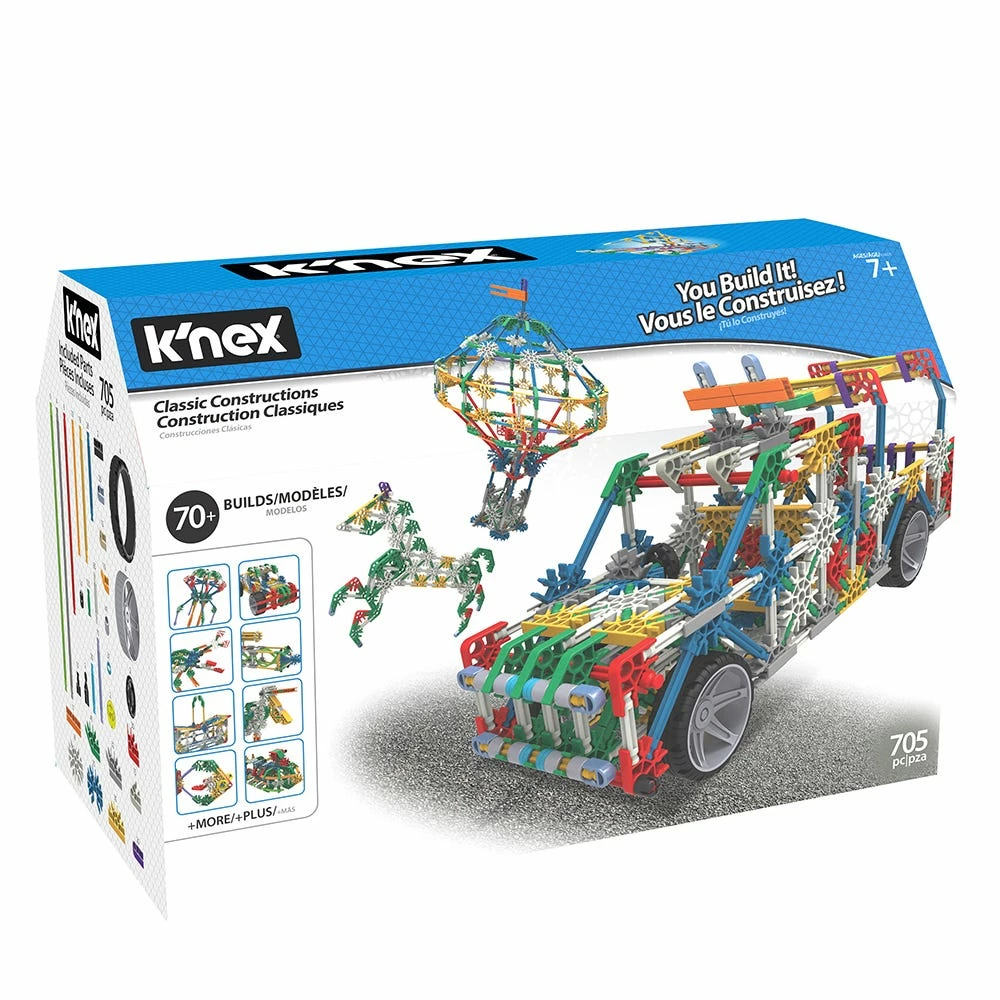 K'Nex Classic Constructions 70 Model Building Set - 17435 - Sets 1 K'Nex Classic Constructions 70 Model Building Set - 17435 - Sets