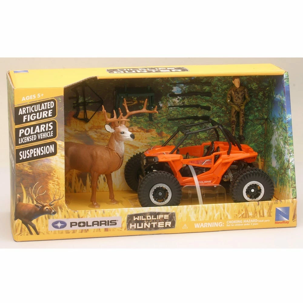 Wildlife Hunter Wild Life Hunter Polaris Set With Orange Or Green Camo SS-76526 - Animals & Other Figures 4 Wildlife Hunter Wild Life Hunter Polaris Set With Orange Or Green Camo SS-76526 - Animals & Other Figures - Image 4