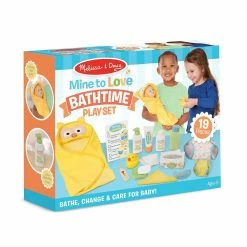 Melissa & Doug Mine to Love Changing & Bathtime Play Set 31703 - Baby Dolls
