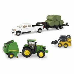 1:32 John Deere Round Bale Haying Set 46771 - Playsets