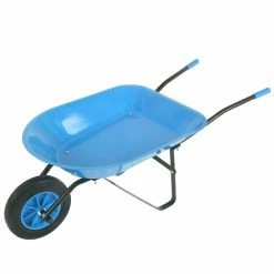 Games Official Website 3 Various Brands High Vis Blue Kids Wheelbarrow - KWBB - Carts & Wheelbarrows