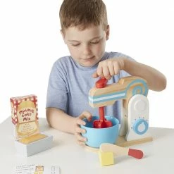 Melissa & Doug Wooden Make-a-Cake Mixer Set 9840 - Educational Toys -Games Official Website 554bc5ef373b976802e188408dc4b424140be4fe 186940805 5