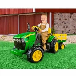 Peg Perego John Deere Ground Force Ride On Tractor & Trailer, 12 Volt - IGOR0039 - Farm -Games Official Website 5ab6b977404c4af14b8207bdb01bc0ce17eddbe0 14780361 5