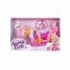Zuru Sparkle Girlz Unicorn and Princess Doll with Carriage Set - 10068-2002 - Doll Accessories