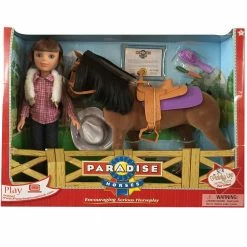 Paradise Horses 16" Horse & Doll Playset - Playsets -Games Official Website 6725d4b15b4c9baa8d6dc170d2a9aa02713df388 184650056 3