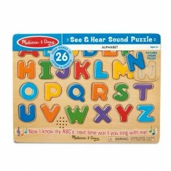 Melissa & Doug Alphabet Sound Puzzle 340 - Educational Toys