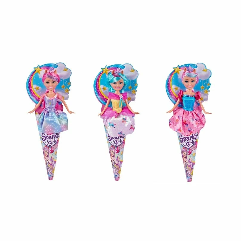 Zuru Sparkle Girlz 10.5" Unicorn Cone - 10092BQ2 - Fashion Dolls 1 Zuru Sparkle Girlz 10.5" Unicorn Cone - 10092BQ2 - Fashion Dolls