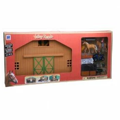 New Ray XL HORSE BARN W/STABLE - SS-05655 - Farm Toys