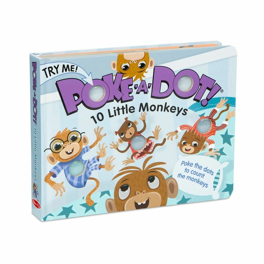 Melissa & Doug Poke-A-Dot: 10 Little Monkeys 31345 - Children's Books 2 Melissa & Doug Poke-A-Dot: 10 Little Monkeys 31345 - Children's Books - Image 2
