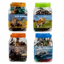 Wenno 30 Piece Animal Figures Bucket Assorted 6690 - Playsets