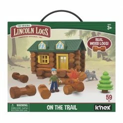 Lincoln Logs On The Trail Builidng Set, 59 Piece - 00821 - Sets