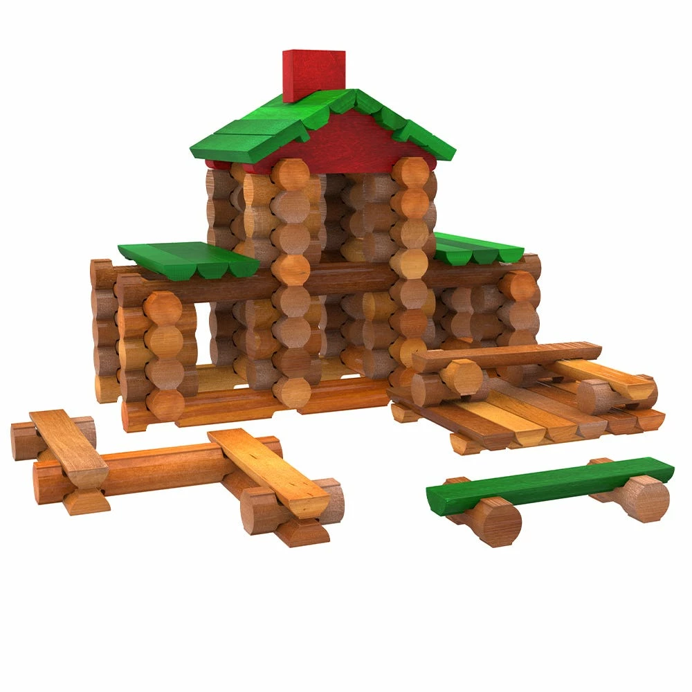 Lincoln Logs Classic Meetinghouse Building Set, 117 Piece - 00842 - Sets 7 Lincoln Logs Classic Meetinghouse Building Set, 117 Piece - 00842 - Sets - Image 7