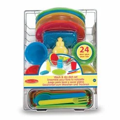 Melissa & Doug Let's Play House! Wash & Dry Dish Set 4282 - Educational Toys -Games Official Website 973d88e0dfec5564c9e6bd1dadf1c0172fde96cb 154271528 154271528 image wash and dry dish set