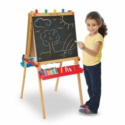 Melissa & Doug Deluxe Wooden Standing Art Easel 1282 - Educational Toys -Games Official Website 9faa06763a9a294ebbf0d7bfc91f540502b13944 186940025 6