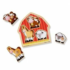 Melissa & Doug Barnyard Animals Jumbo Knob 2054 - Educational Toys -Games Official Website a39b81e32156628093658741ef0d4d4c97f93975 186940028 3