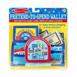 Melissa & Doug Pretend-to-Spend Wallet 2388 - Educational Toys