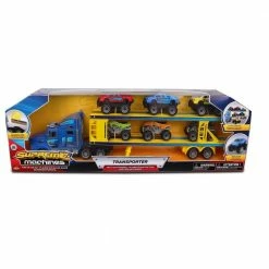 Nkok Supreme Machines Car Transporter with 6 Vehicles - 41101 - Trucks