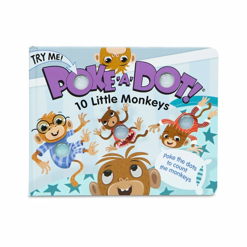 Melissa & Doug Poke-A-Dot: 10 Little Monkeys 31345 - Children's Books 1 Melissa & Doug Poke-A-Dot: 10 Little Monkeys 31345 - Children's Books