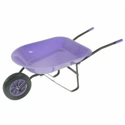 Various Brands High Vis Purple Kids Wheelbarrow - KWBPU - Carts & Wheelbarrows