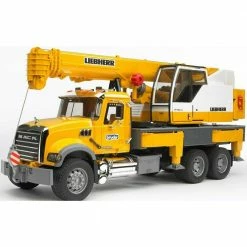 Bruder Mack Granite Liebherr Crane Truck - 2818 - Toy Tractors & Trucks