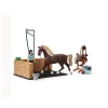 SCHLEICH WASHING AREA WITH HORSE CLUB EMILY LUNA PLAYSET - 42438 - Action Figures