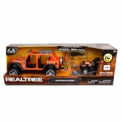 NKOK RealTree 1:18 Playset 10-piece Jeep Wrangler Polaris Sportsman Duck Hunting - 21842 - Remote Control