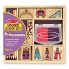 Melissa & Doug Wooden Princess Stamp Set 2418 - Arts & Crafts