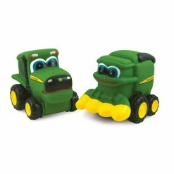 John Deere Johnny Tractor and Corey Combine, Assorted - 46591C - Tractors