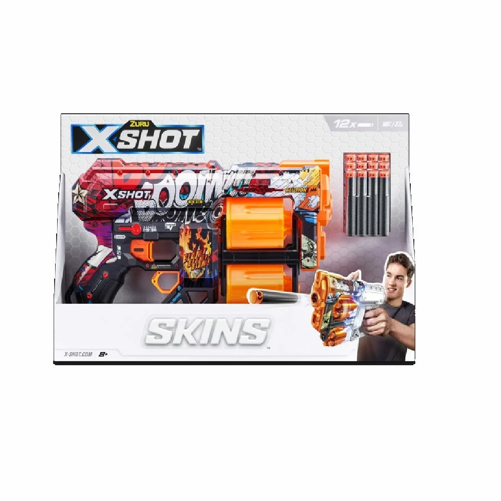 Zuru X-Shot Skins Dread Dart Blaster - 36517 - Other Shooting Toys 1 Zuru X-Shot Skins Dread Dart Blaster - 36517 - Other Shooting Toys